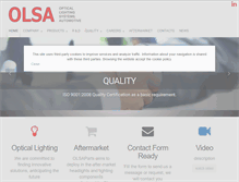 Tablet Screenshot of olsagroup.com